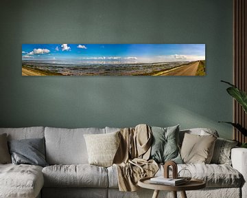 Waddenzee panorama op Lancasterdijk van Tjeerd Knier