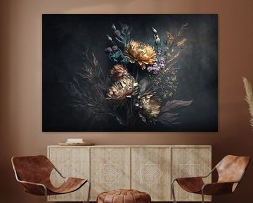 Schilderij Bloemen Boeket van Preet Lambon