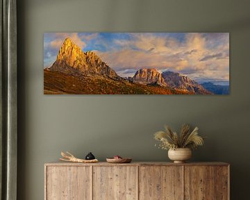 Panorama der Dolomiten von Henk Meijer Photography