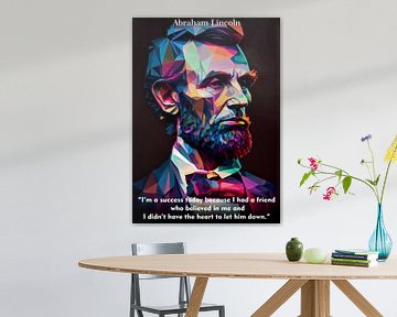 Abraham Lincoln Quotes von WpapArtist WPAP Artist
