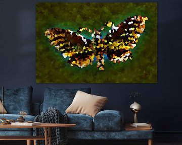 Mozaïek vlinder van Jolanta Mayerberg