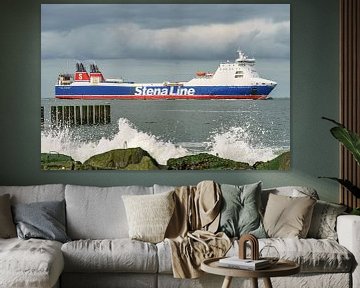 The Stena Line Stena Forerunner Ro-Ro freighter. by Jaap van den Berg