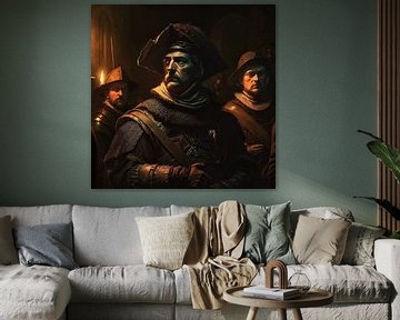 Rembrandt-style portrait by Digital Art Nederland