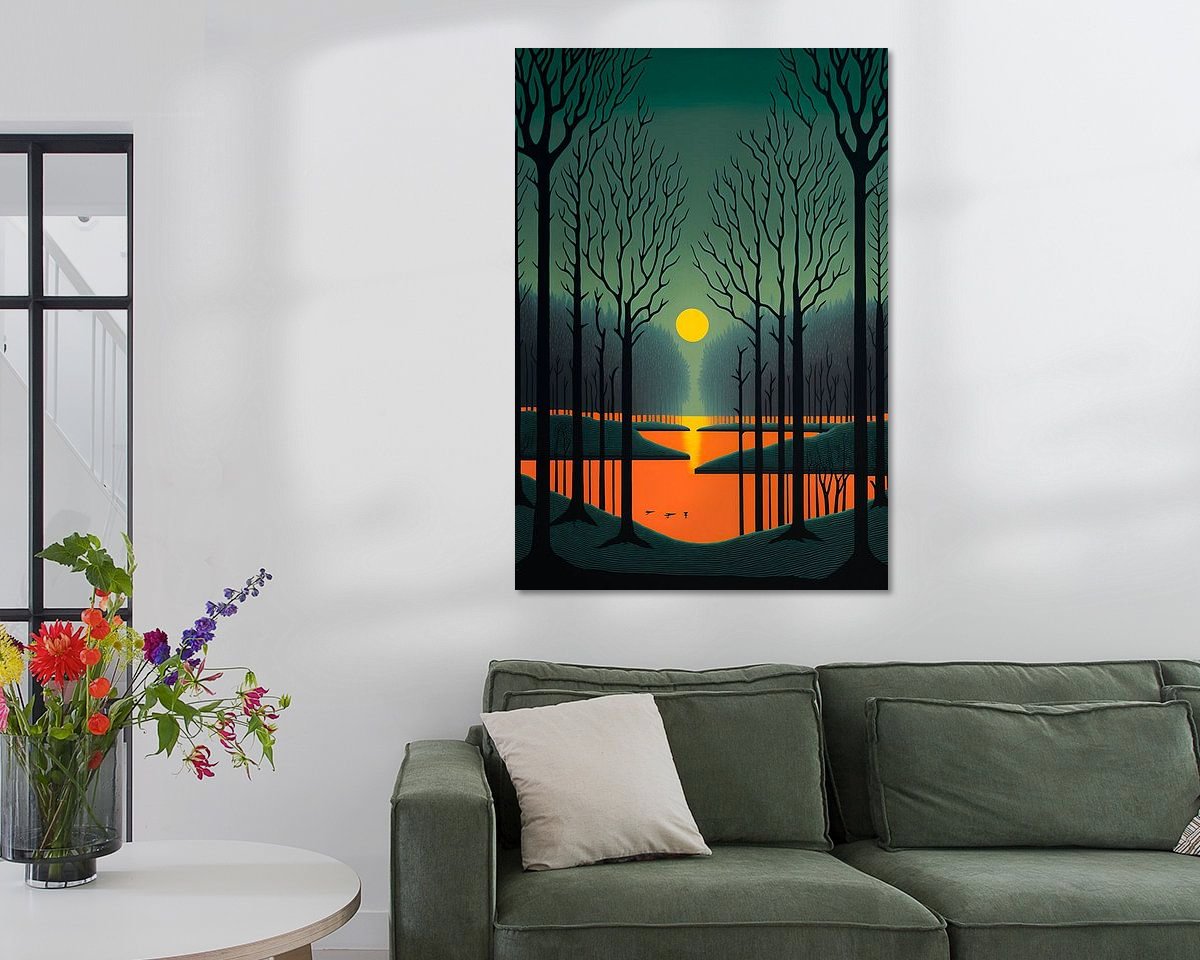 Example of the artwork in a room