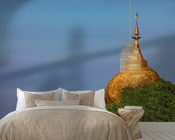Der Goldene Felsen in Myanmar