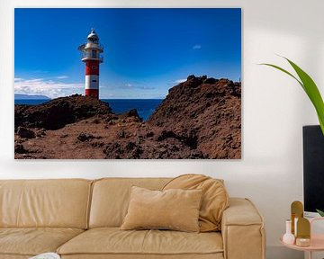 Punta de Teno, lighthouse on Tenerife Spain by Gert Hilbink