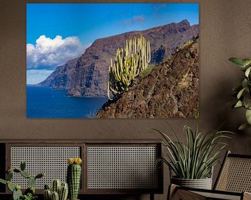 Los Gigantes, falaises à Tenerife, Espagne sur Gert Hilbink