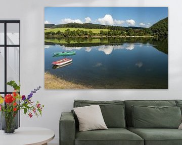 Diemelsee with boats, Germany von Jaap Mulder