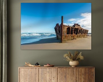 Historic SS Maheno wreck Fraser Island, Australia by Troy Wegman