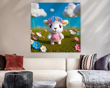 Mrs Marguerite the little sheep by H.Remerie Photography and digital art