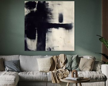 Abstract in zwart-wit 