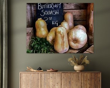 Butternut Squash Verkoop Display van Dorothy Berry-Lound