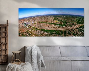 Utrecht in Panorama vanuit de lucht V van Robbert Frank Hagens