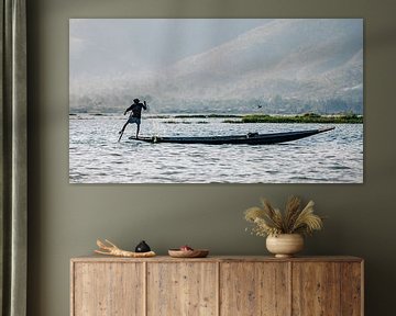 The fishermen of Inle Lake in Myanmar by Roland Brack