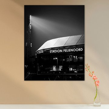 Stadion de Kuip abends beleuchtet