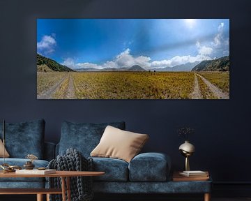 Panorama of the Bromo Volcano. by Floyd Angenent