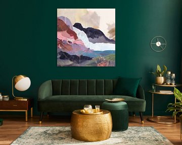 Abstract landscape in colour by Studio Allee