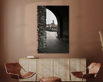 Tour de la Vierge depuis Koppelpoort 2 sur Amersfoort Fotoprint