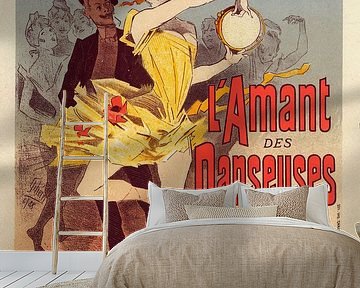 Jules Chéret - L’amant Des Danseuses (1896) von Peter Balan