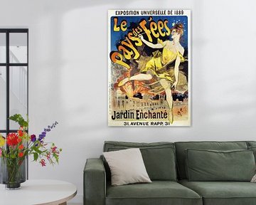 Jules Chéret - Le Pays Des Fees Poster (1889) von Peter Balan