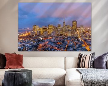 San Francisco Skyline by Peter Schickert