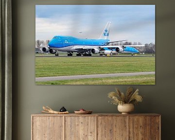 KLM Boeing 747-400 "City of Tokyo" auf der Polderbaan. von Jaap van den Berg