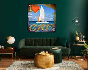 I Love Cat`s - Catamaran van ADLER & Co / Caj Kessler