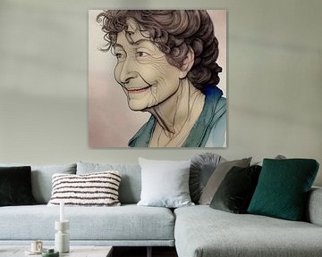 Grandmother B by Harmanna Digital Art