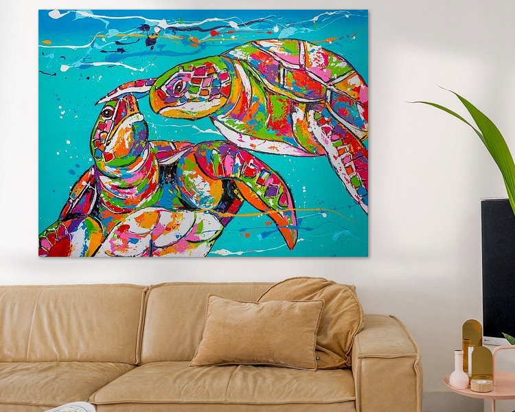 Example of the artwork in a room