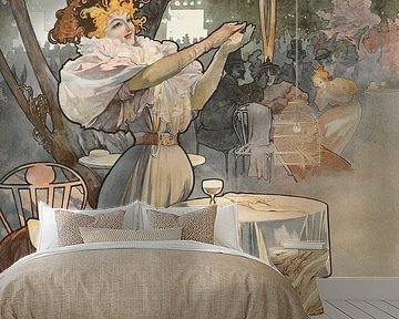 Figaro von Alphonse Mucha von Peter Balan