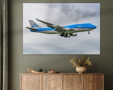 Atterrissage du Boeing 747-400 de KLM 