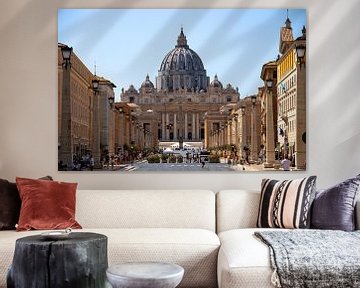 St Peter's cathedral in Rome. by Floyd Angenent