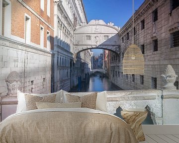 Brug der Zuchten en Ponte de Canonica in Venetië van t.ART