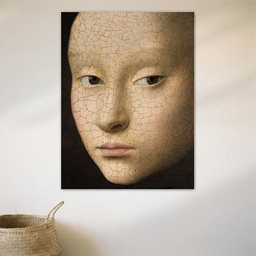 Portrait of a Young Girl sur Marja van den Hurk