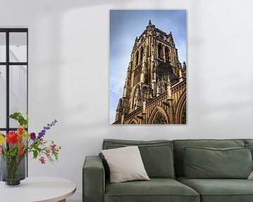 Toren van de Onze-Lieve-Vrouwe basiliek Tongeren van Rob Boon