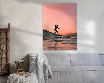 Sunset Surfer by Gal Design
