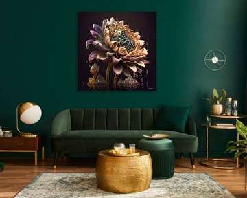 bloemen met water van Gelissen Artworks