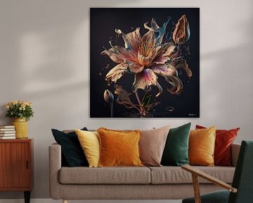 bloemen met water van Gelissen Artworks