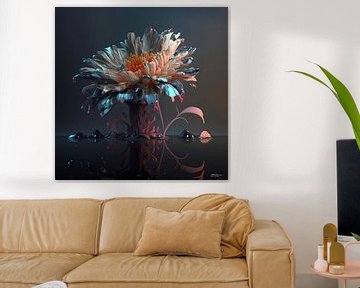 bloemen met water van Gelissen Artworks