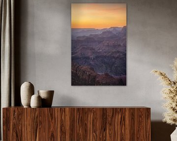 Nachglühen am Grand Canyon von Martin Podt