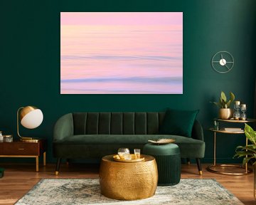 Sunset by the Sea in Pastel by Caroline Drijber