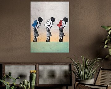 Mickey's Girls van Gisela - Art for you
