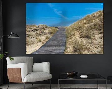 Landscape in the dunes near Norddorf on the island of Amrum by Rico Ködder