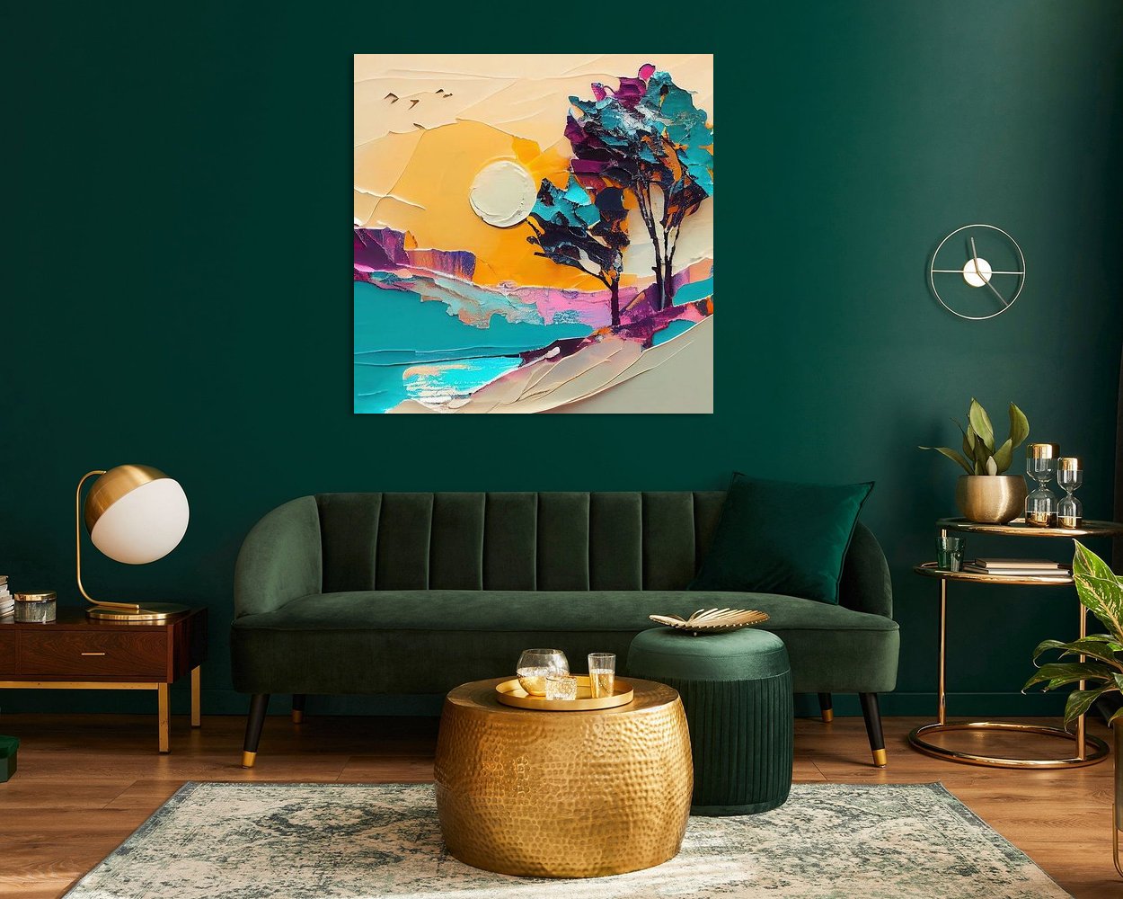 Example of the artwork in a room
