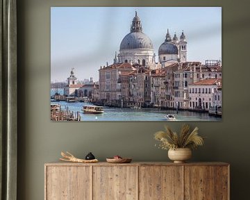 Venetië - Canal Grande en Basilica di Santa Maria della Salute van t.ART