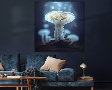 Organisme champignon des grands fonds sur Digital Art Nederland