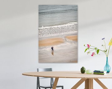 Peinture Look - Coureur de plage en Irlande sur Martin Diebel