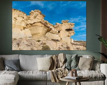 unique erosion/sand sculptures of Bolnuevo in Murcia, Spain by Joke Van Eeghem