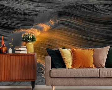 Liquid Gold - The Dance of the Waves by Femke Ketelaar