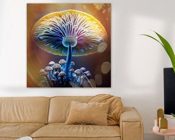 Deep-sea mushroom organism by Digital Art Nederland